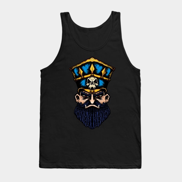 Fantasy Football Evil Dwarf Blue Tank Top by Spevna